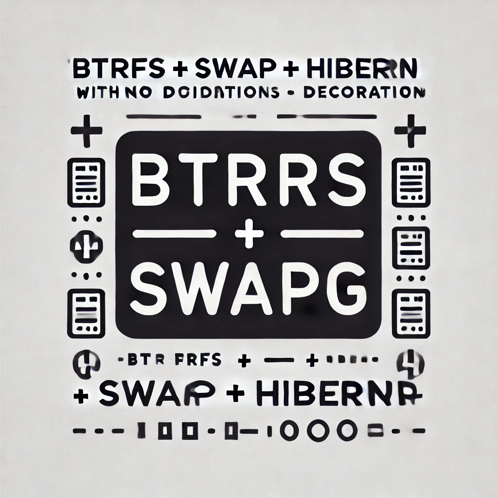 BTRFS + SWAP + HIBERNATE